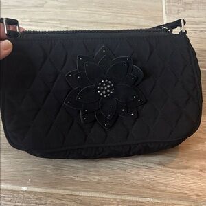 Vera Bradley Black Mini Bag in like new condition